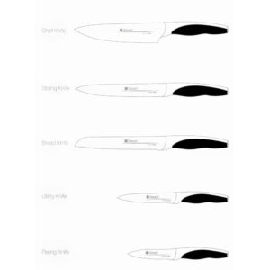 6 Pcs Curve Knifes - Image 3