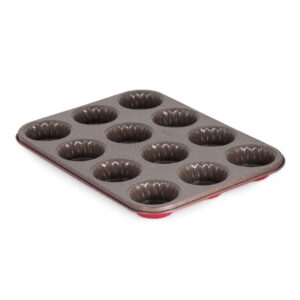 Striped Muffin Pan 12 cups - Image 1