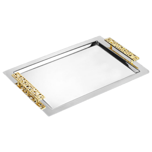 Oriental Gold Serving Tray - Image 1