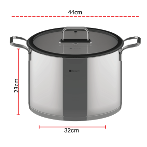 Dorsch Stainless Steel Pot 32cm – 17l - Image 3