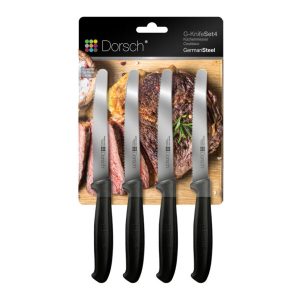 Dorsch Steak Knives Black – 4pcs - Image 1