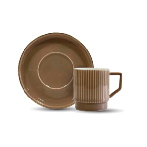 Dorsch Coffee Cups – Chateau-brown 12pcs - Image 1