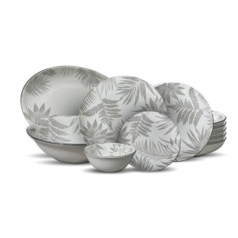 Folia Dinnerware Set 24 Pcs – Porcelain