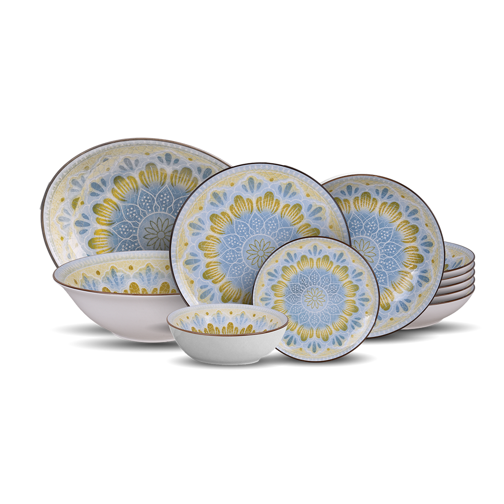 Mandala Dinnerware Set 24 Pcs – Porcelain